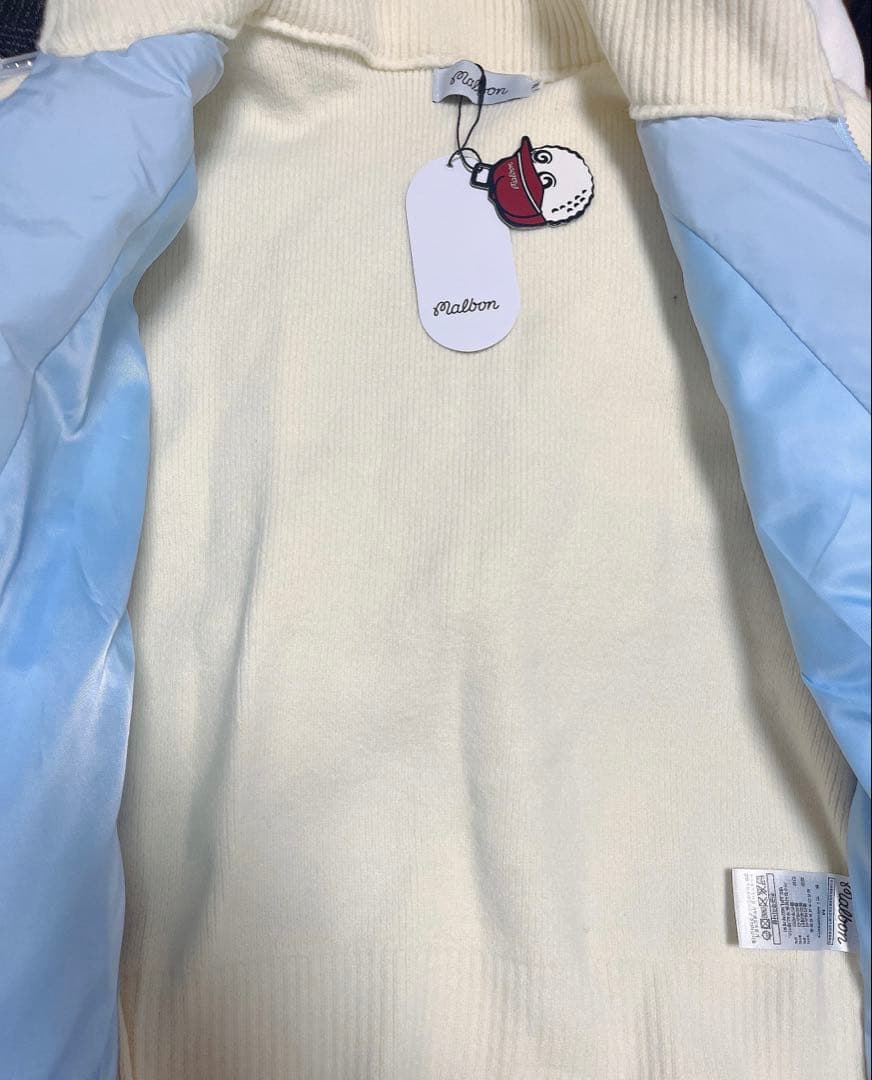 malbongolf ハイネックジップアップダウンカーディガン