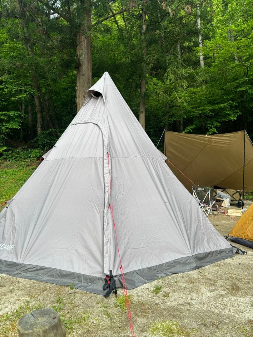 QUICKCAMP ワンポールテント グレー