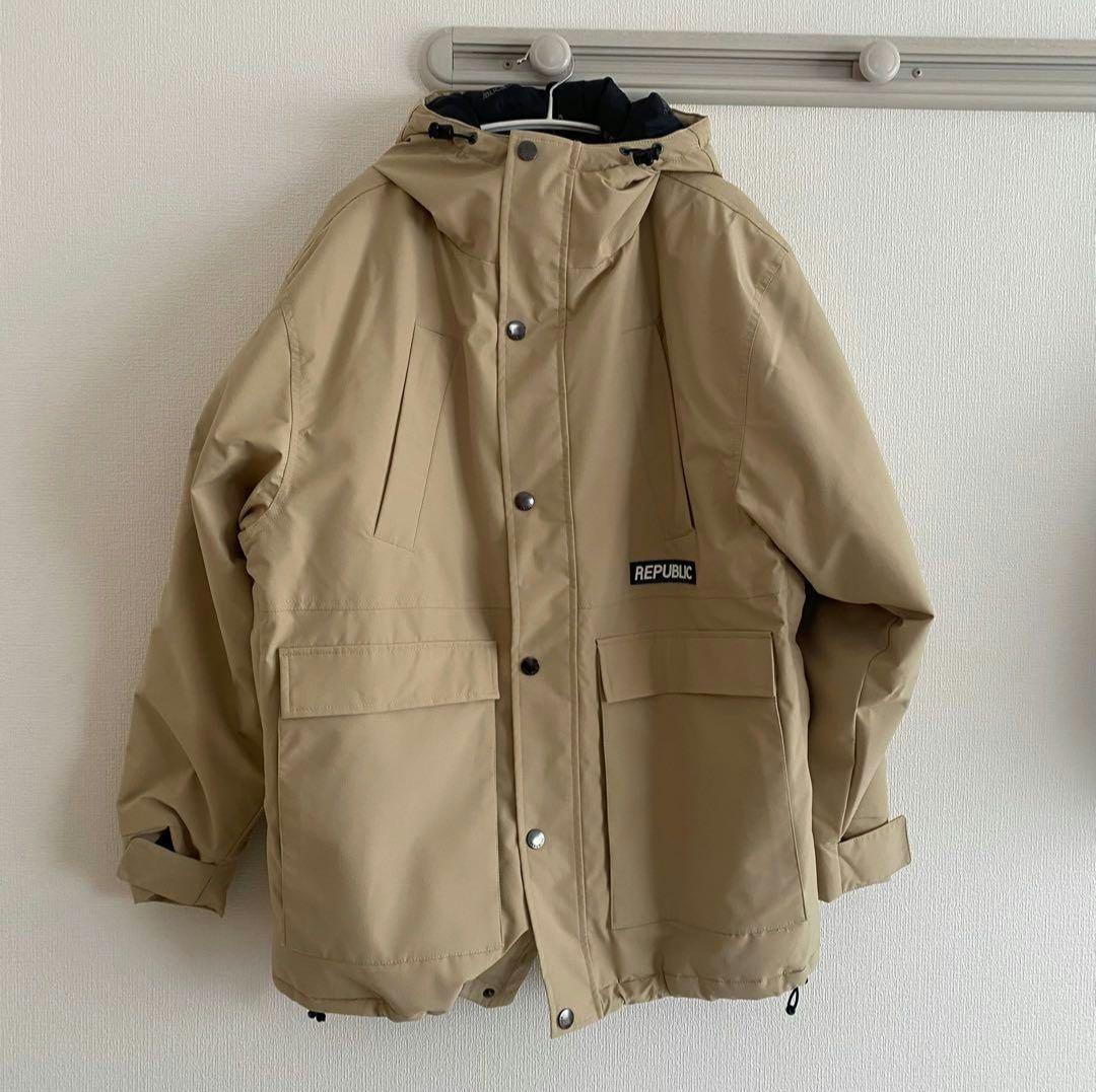 Republic&co NAUGHTY MOUNTAIN PARKA カーキ/M
