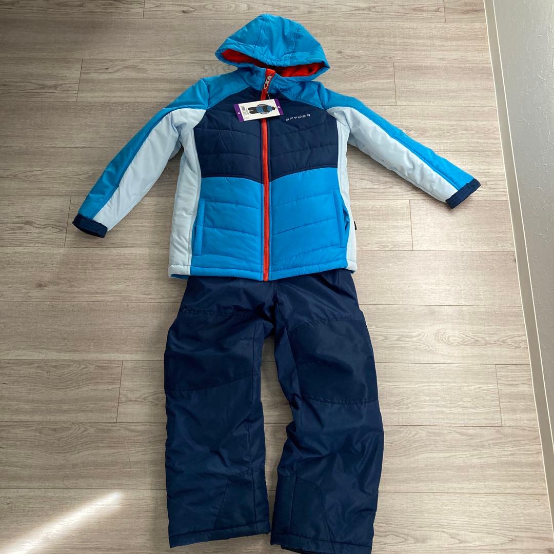 未使用 スパイダー スキーウェア上下 ジュニア用 子供用 10 160㎝ ブルー