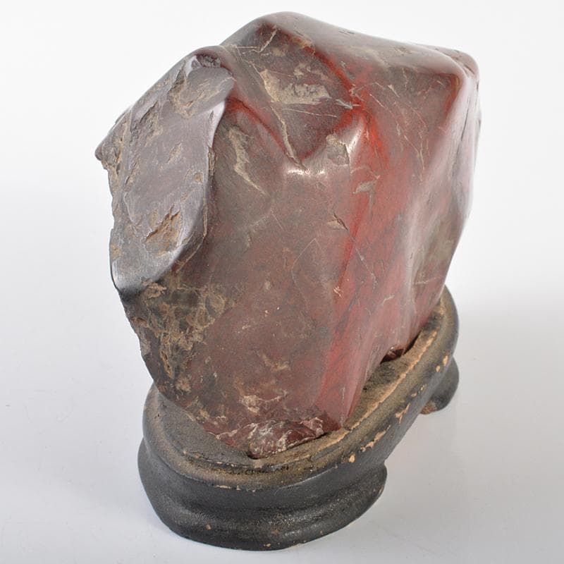 Gojyo　天然石　佐渡赤玉石　赤石　重さ約1.1kg　台付　VR6363