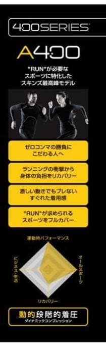 スキンズSKINSコンプレッションTシャツ　長袖トップスシャツ　メンズXS