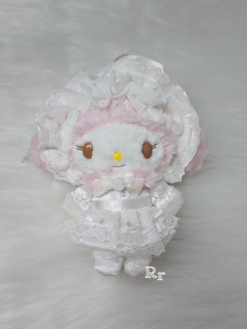 マイメロディ レースデザイン ウェディング 白 マスコット ロリータ　マイメロ