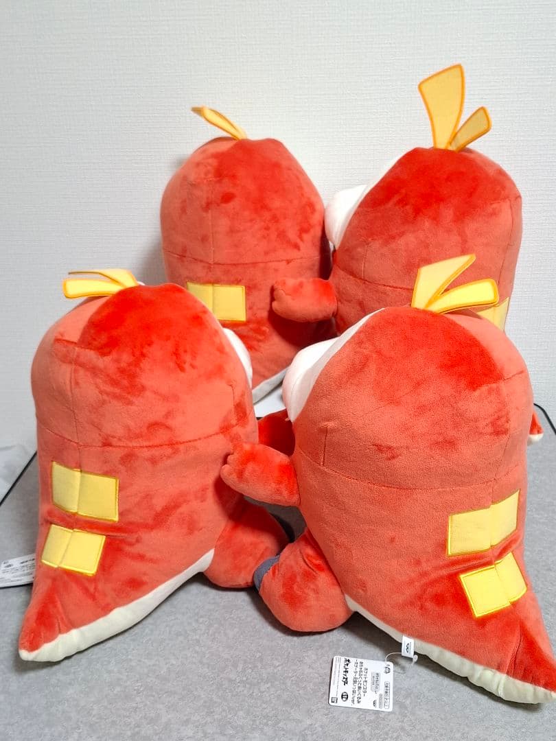 めちゃもふぐっと ぬいぐるみ ホゲータ 元気いっぱいver.　4個セット