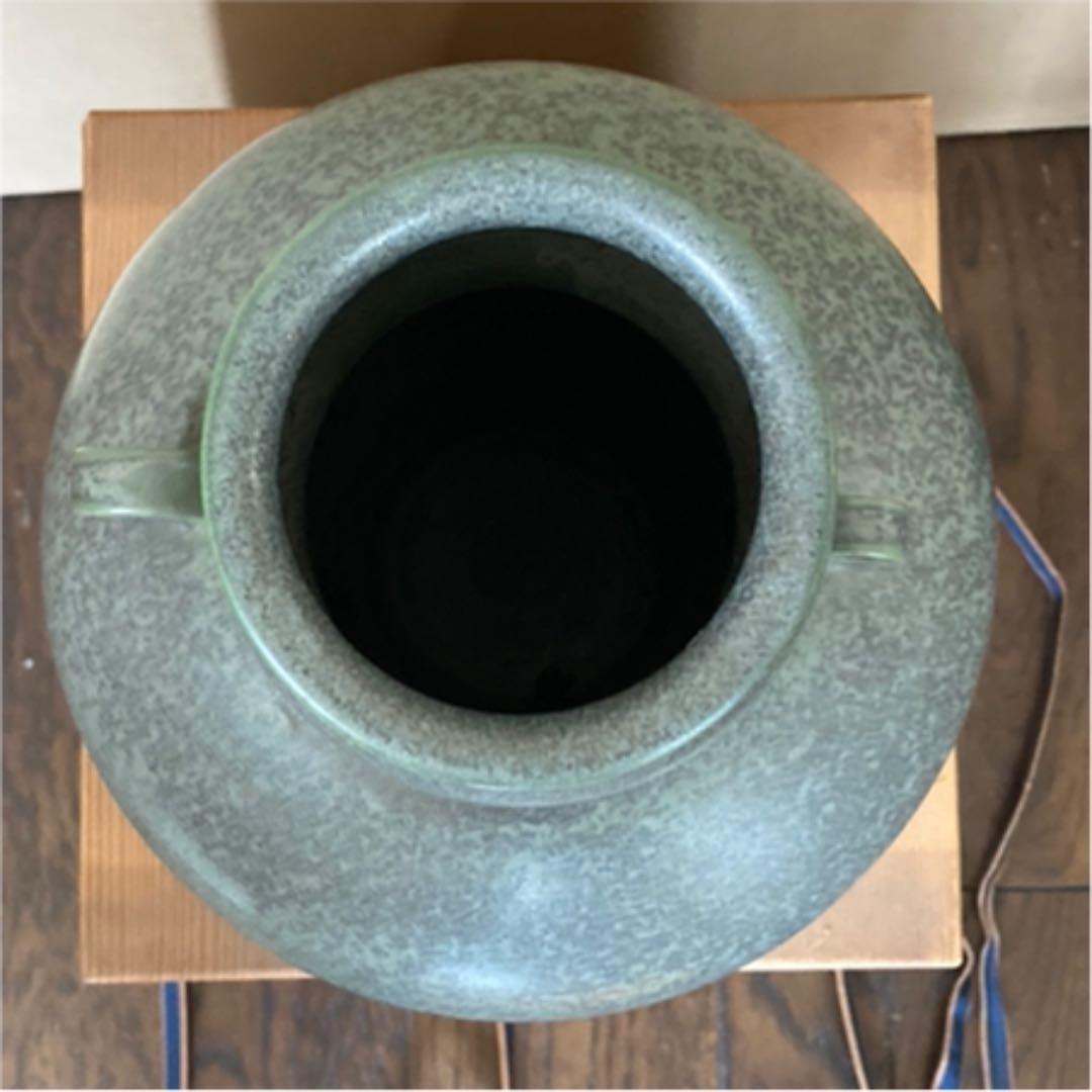 花瓶 壺 白峰作 28.5cm