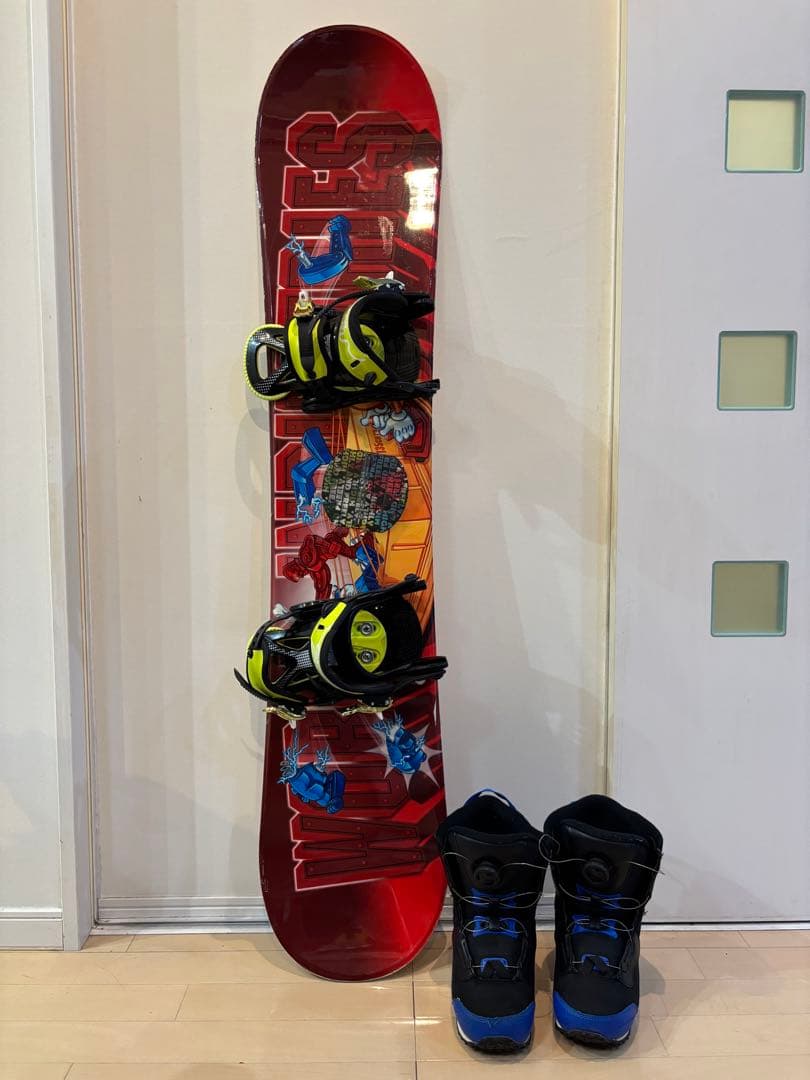 子供スノーボード3点セット