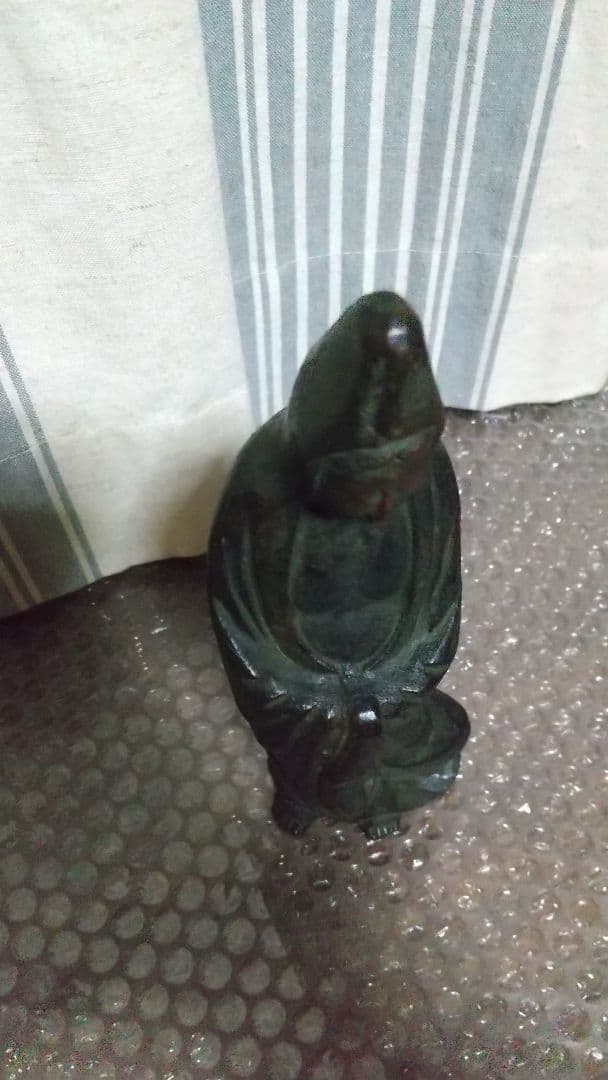 最終値下げ！年代物　希少　鉄　 観音像　 仏様　お釈迦様　オブジェ