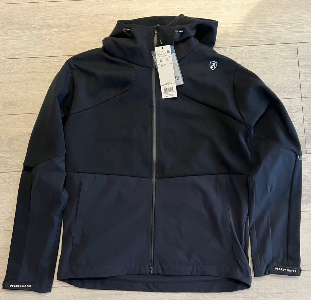 【PEARLY GATES】フルジップフーディジャケット ダークインディゴブルー