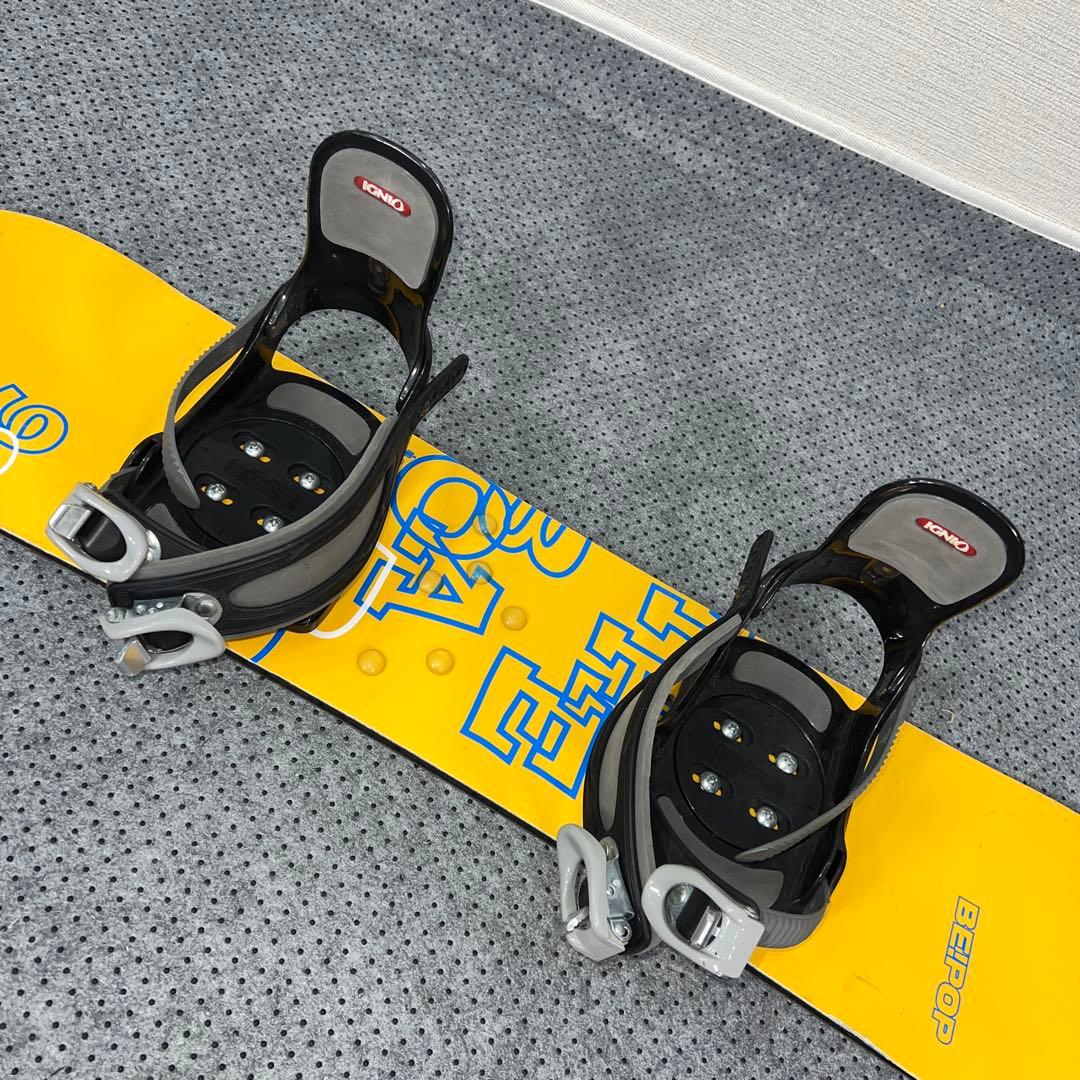 １０回使用 キッズスノーボード 98cm BE-POP×バイン×BOAブーツ