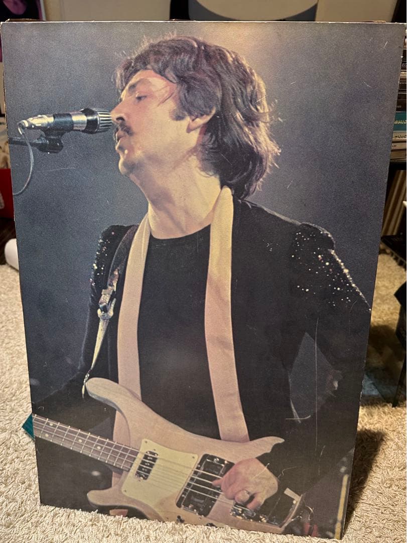 レコード店展示 ポール・マッカートニー ウイングス 店頭用パネル BEATLES