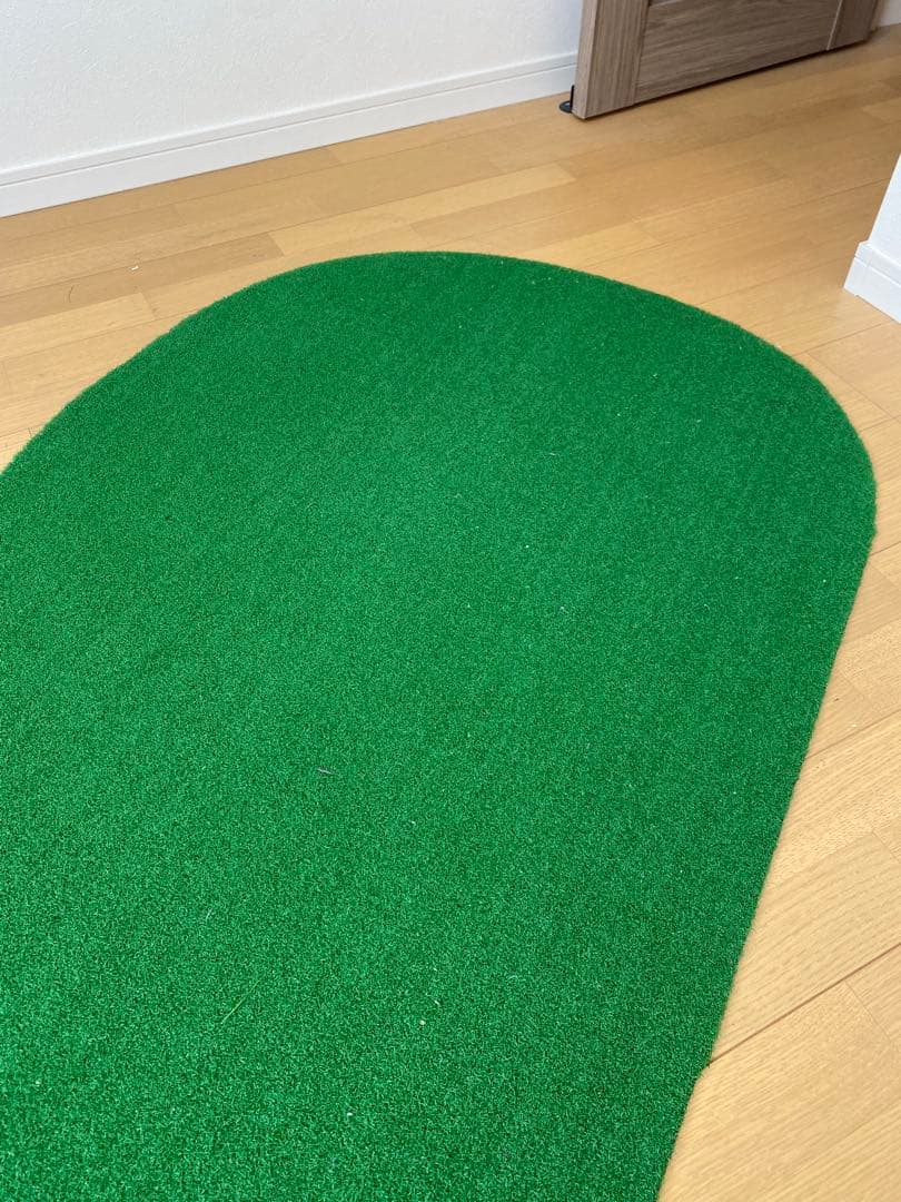 美品 大型 パターマット 3m 300×95cm 屋内 屋外 練習マット 傾斜付