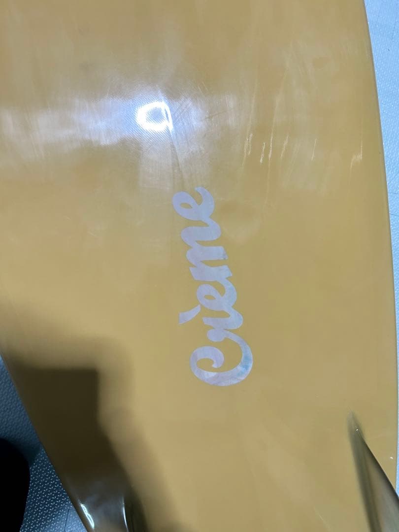 希少クリーム　レトロツインサーフボード6.0