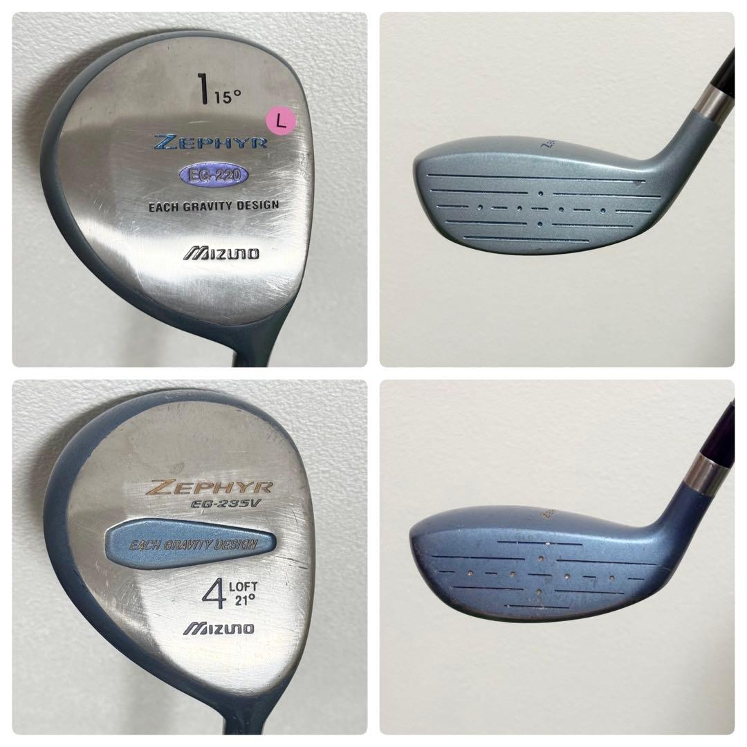 エフィル パーリーゲイツ 初心者 レディース ゴルフクラブセット ハーフ 一式