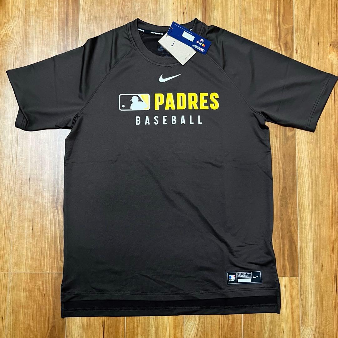 ダルビッシュ選手等着用サイズL パドレスオーセンティック パフォーマンスTシャツ