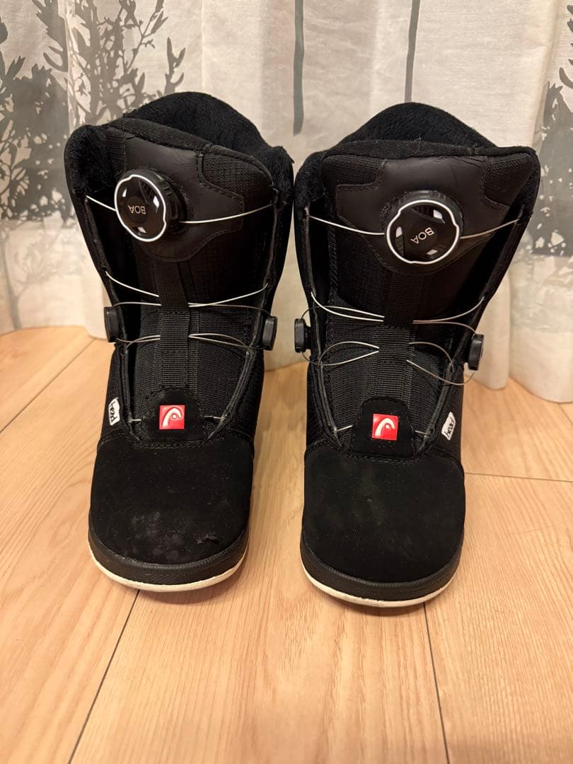 美品 スノーボードブーツ キッズ 子供用 黒black 18.5~19.5cm