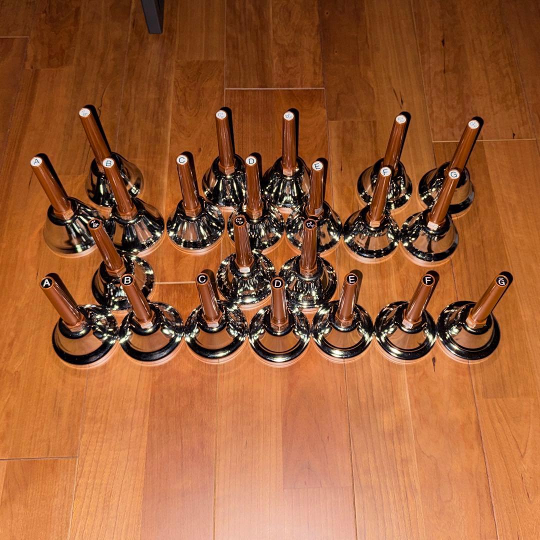 ウチダ　ミュージックベル　シルバー22個 セット