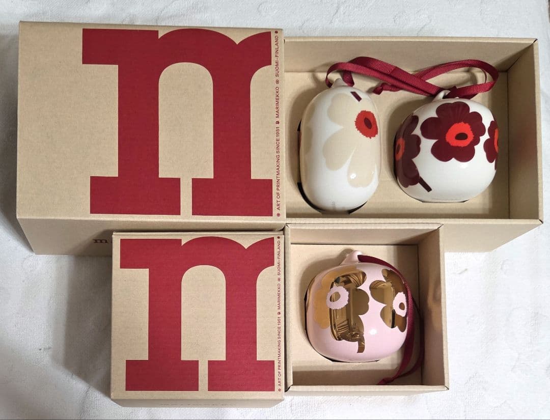 マリメッコ 松屋銀座限定Unikko オーナメントセット　ウニッコ