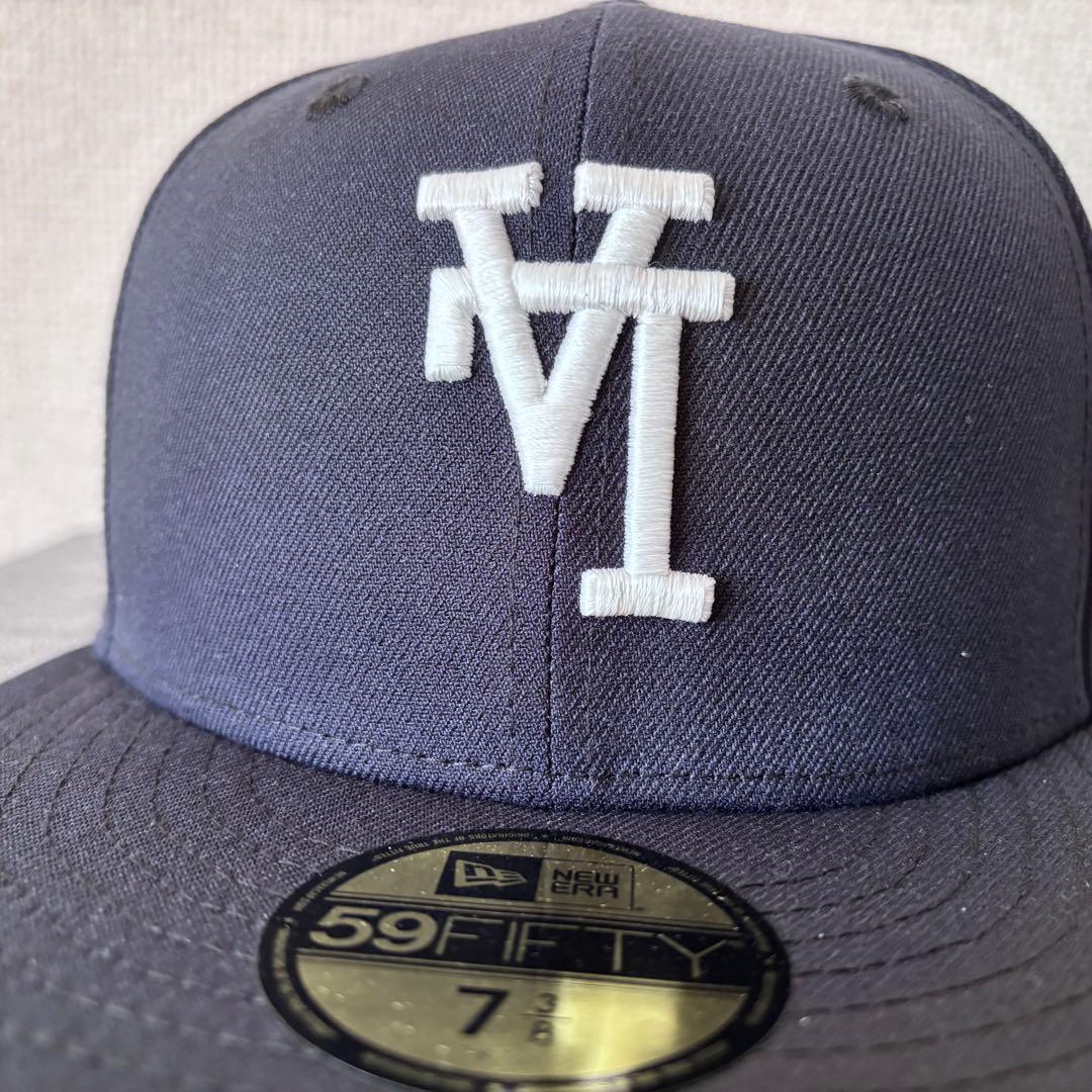【海外限定】ニューエラ ロサンゼルスドジャース 59FIFTY グロウネイビー