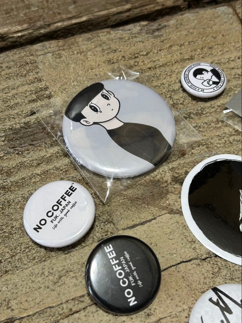 NO COFFEE等　 バッジ・キーホルダーセット