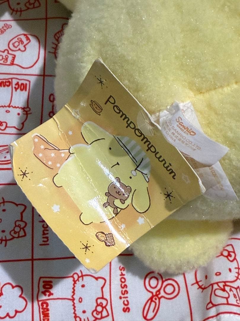ポムポムプリン ぬいぐるみ　ねむねむ　サンリオ　おまけあり