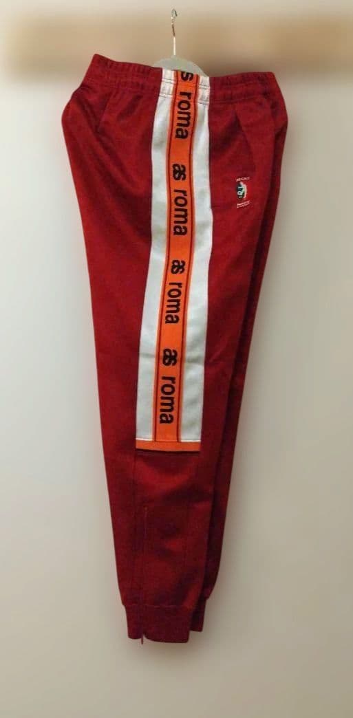 希少　as roma ジャージ上下ハーフパンツ3点セット 赤/白