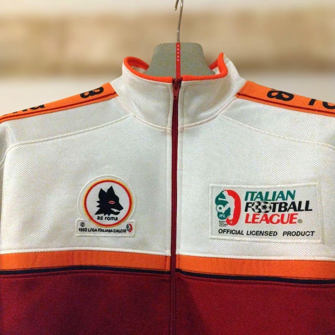 希少　as roma ジャージ上下ハーフパンツ3点セット 赤/白