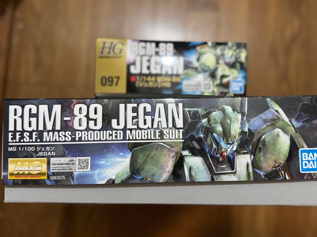 MG 1/100 RGM-89 JEGAN HG 1/144 ジェガン　2点