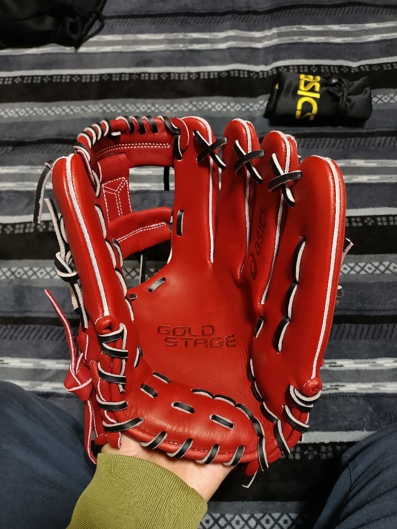 GOLD STAGE 軟式グローブ 内野手用【湯揉型付け済み】サイズ6