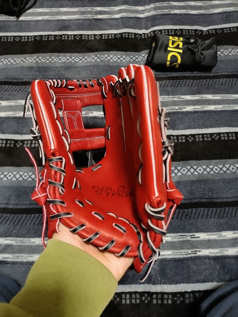 GOLD STAGE 軟式グローブ 内野手用【湯揉型付け済み】サイズ6