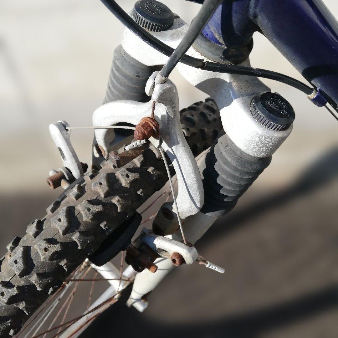 【埼玉引取】GIANT マウンテンバイク 紫