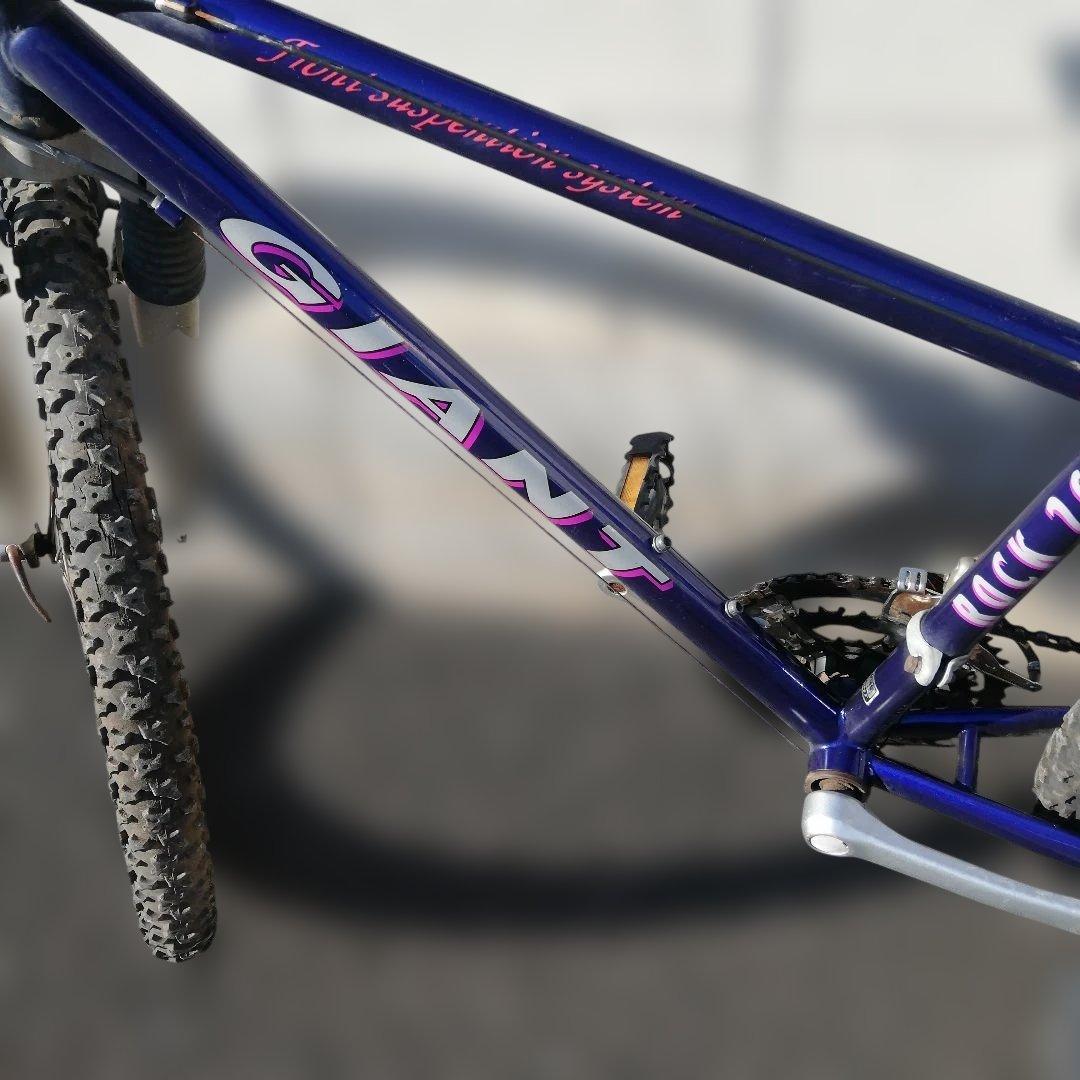 【埼玉引取】GIANT マウンテンバイク 紫