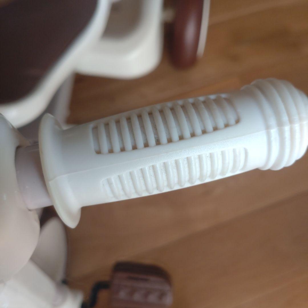 iimo 三輪車 ホワイト 木製 ドールバギー