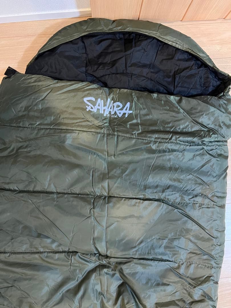 フィールドサハラ　シェラフ　SAHARA ZW3000 寝袋 オリーブグリーン