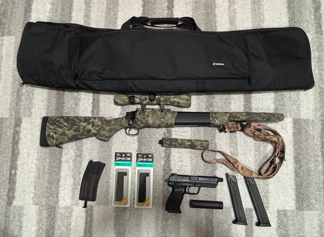 東京マルイ VSR-10 Gスペック　HK45（ガスガン）セットストックマガジン