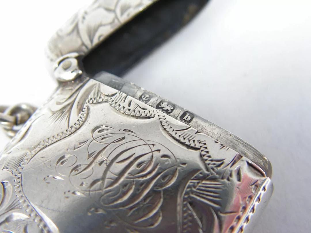 Joseph Gloster バーミンガム 1901年　マッチケース　シルバー