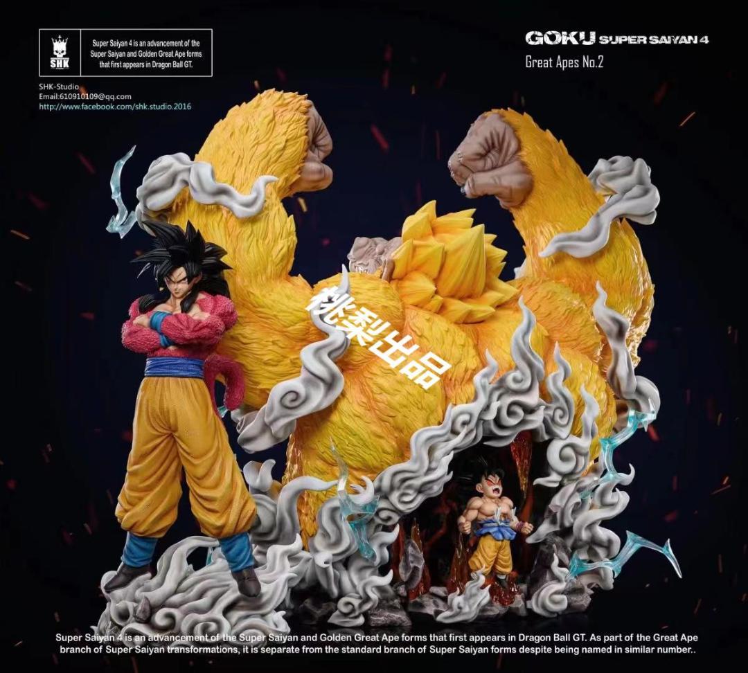 新品未開封『ドラコンボール』 　超サイヤ人4孫悟空　 ガレージキット スタチュー