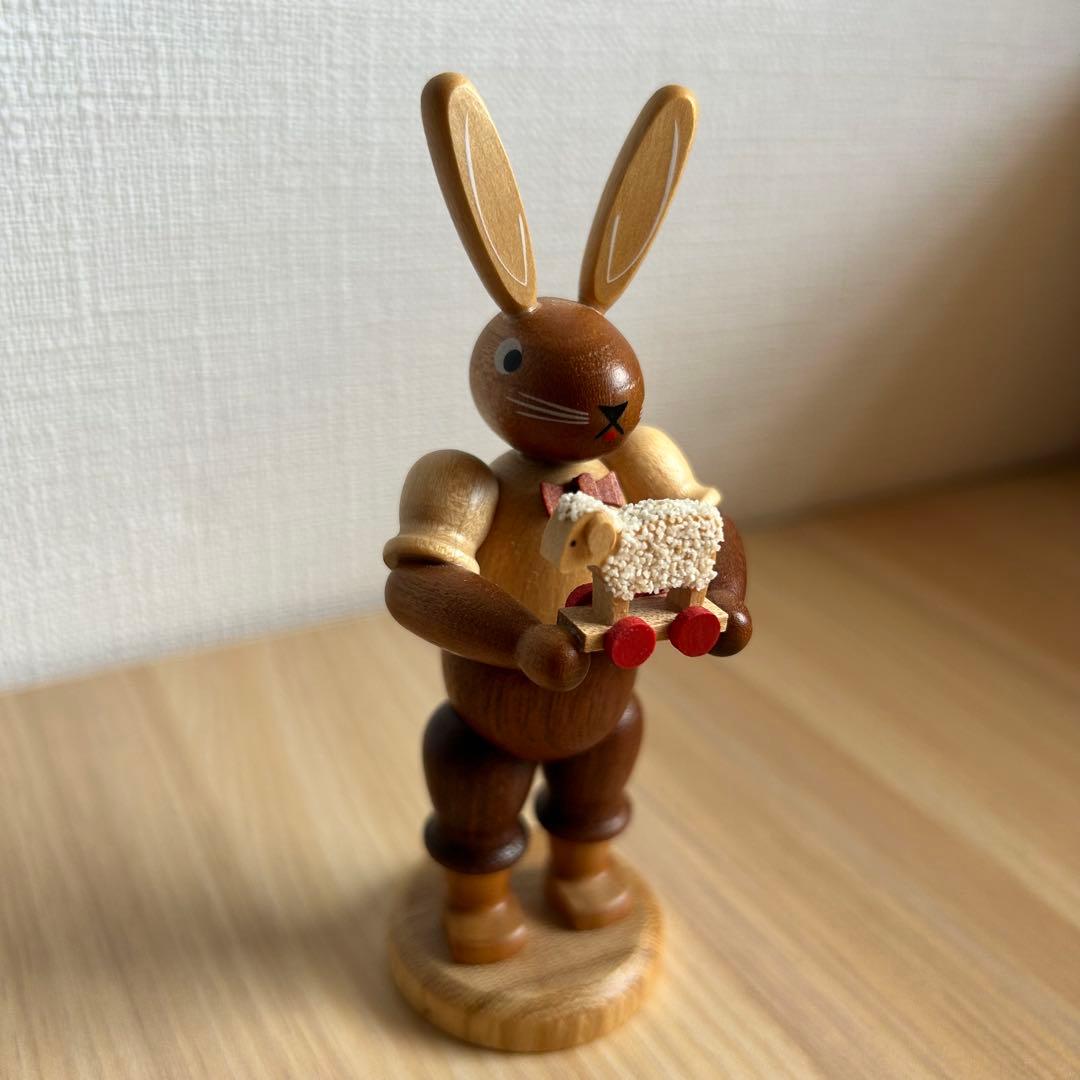 【美品】MULLER ミュラー　ドイツ　ザイフェン　イースターバニー　5体セット