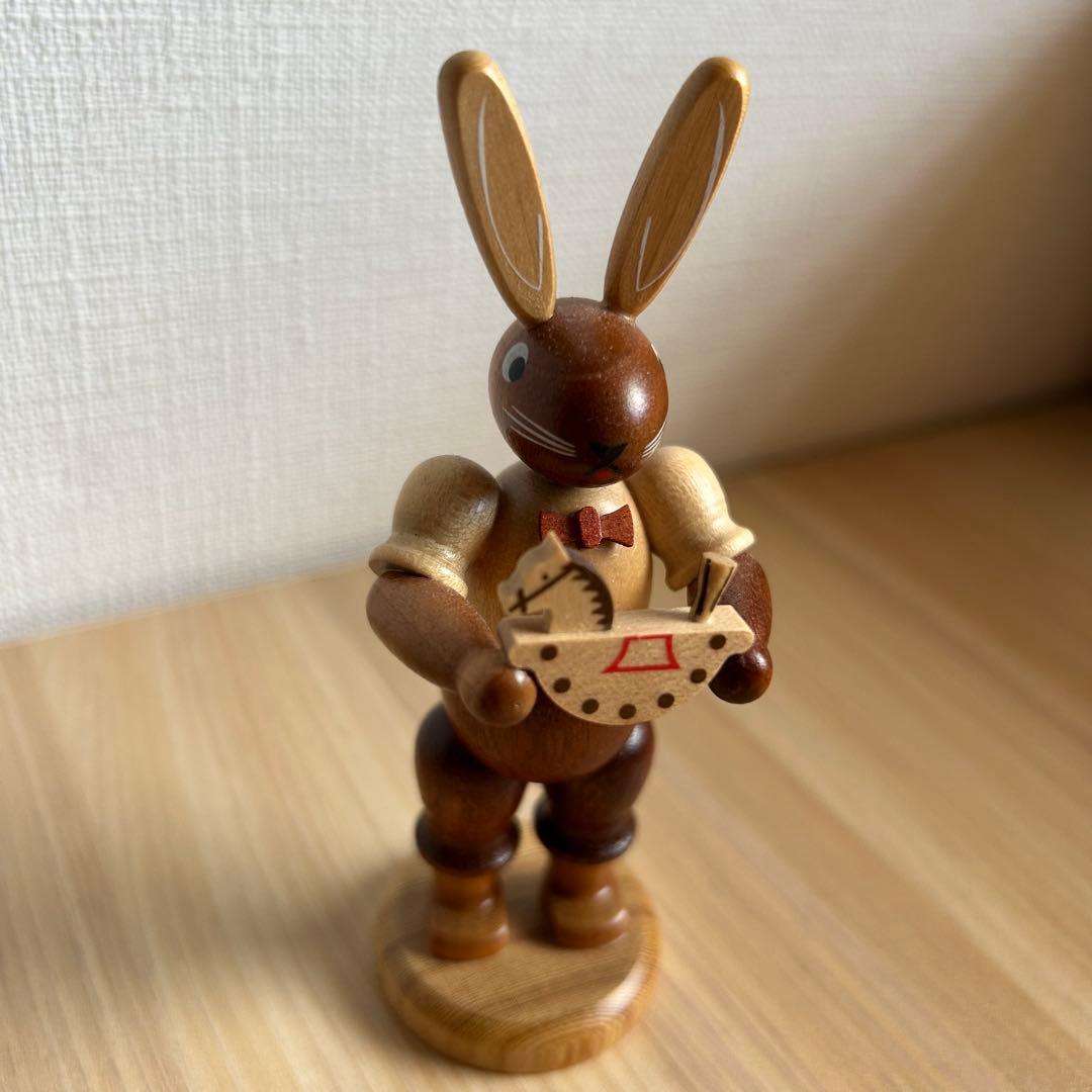 【美品】MULLER ミュラー　ドイツ　ザイフェン　イースターバニー　5体セット