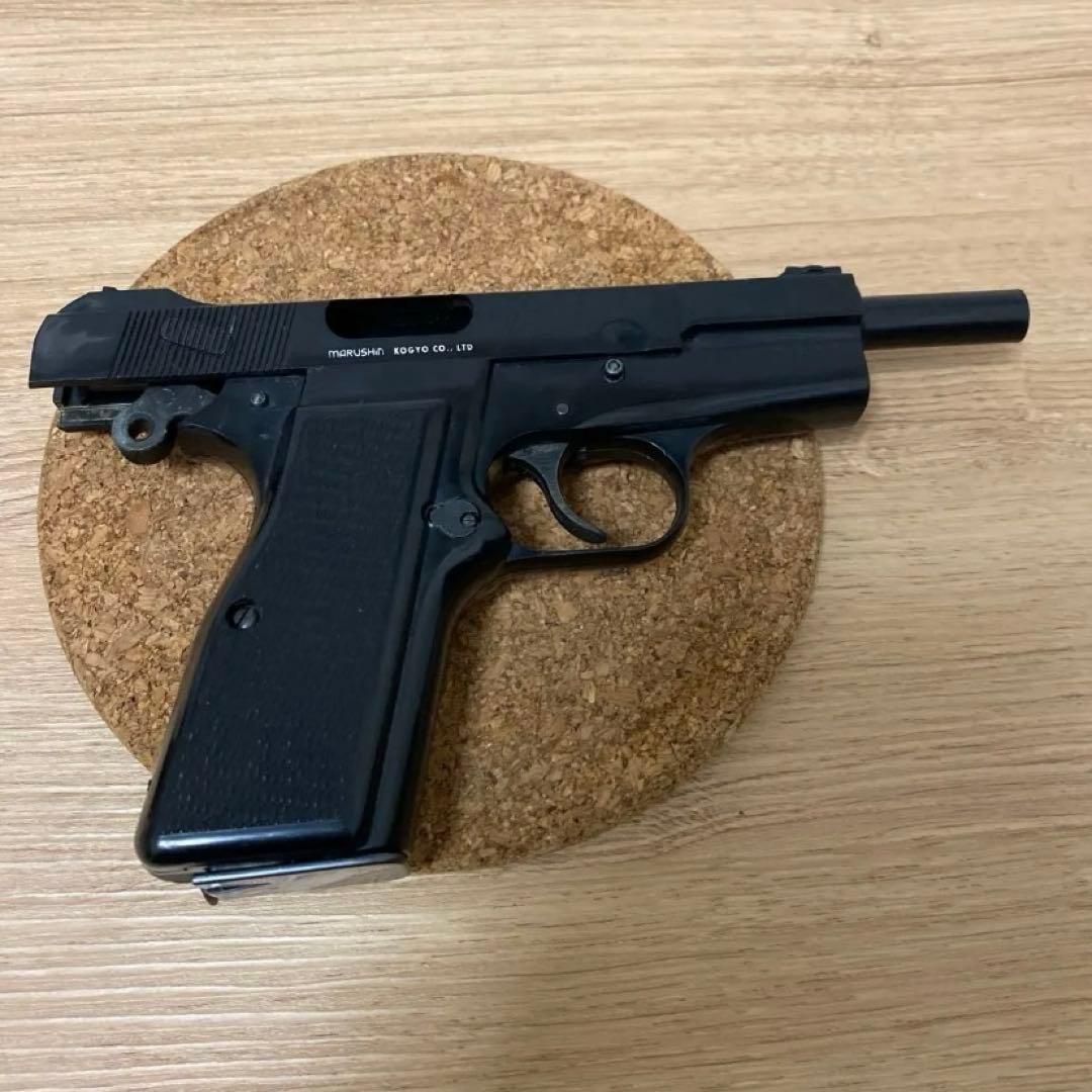 当時物 マルシンブローニング・ハイパワー MkⅠ ABS モデルガンカナディアン