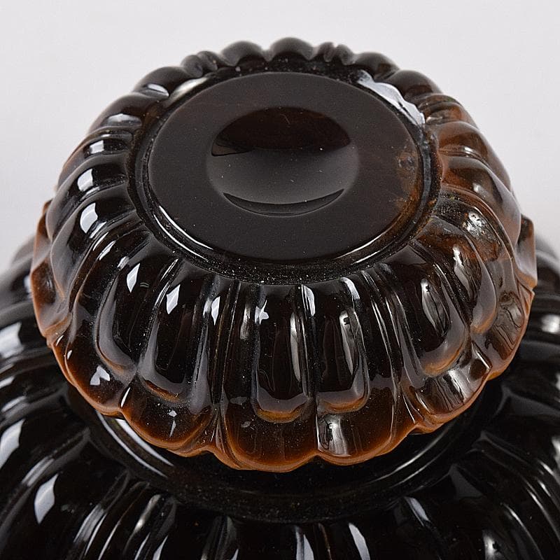 水晶玉　パワーストーン　直径約41㎜　虎目石台　M　R8379