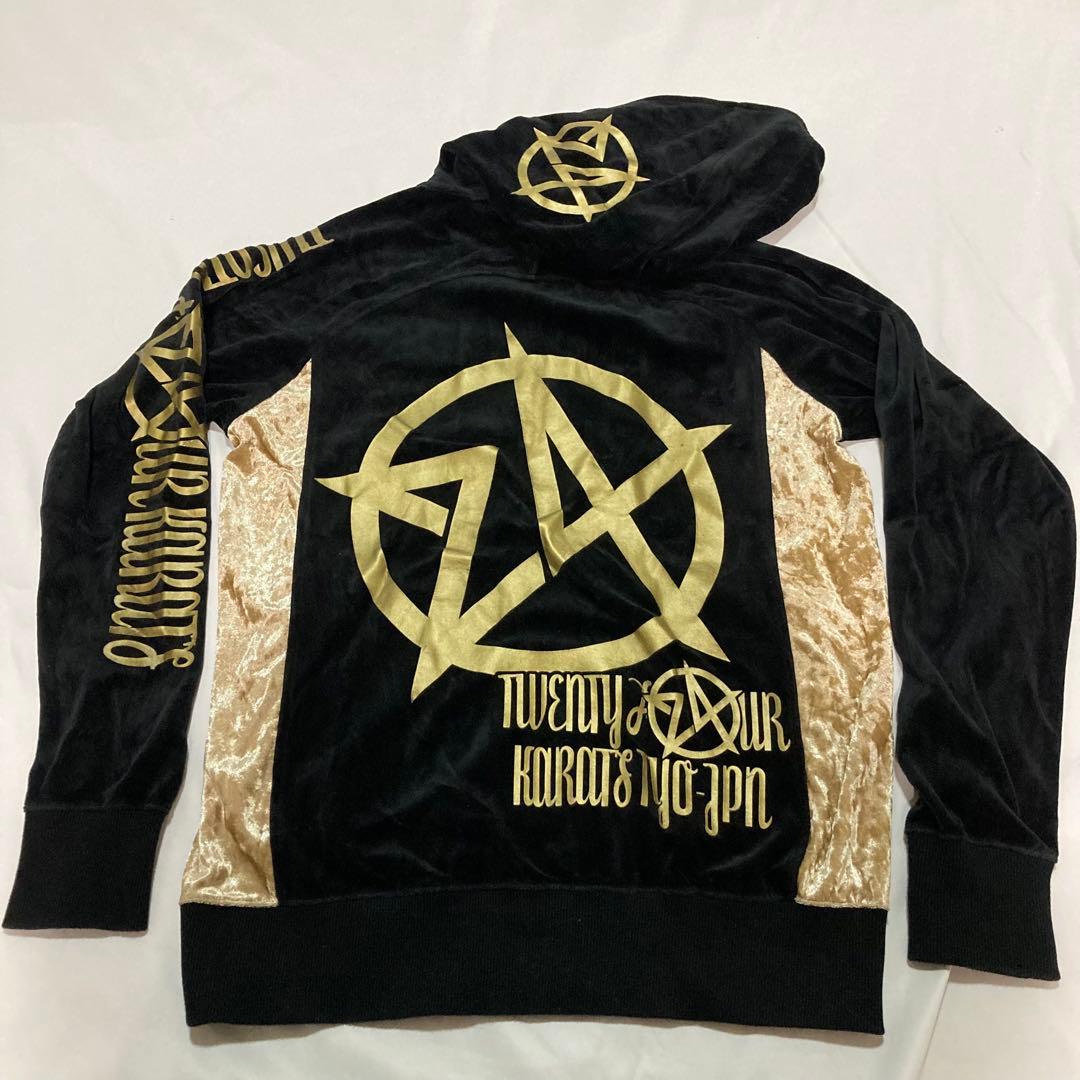 24KARATS セットアップ ジャージ　ステイゴールド　黒×金 Lサイズ