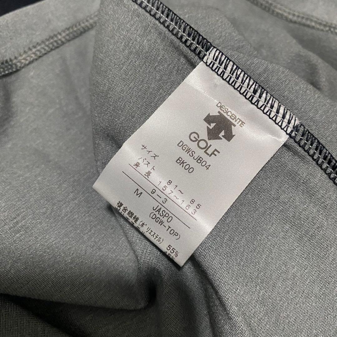 美品♡デサント♡DESCENTE♡トップス♡長袖♡シャツ♡カーキ♡ブラック♡M