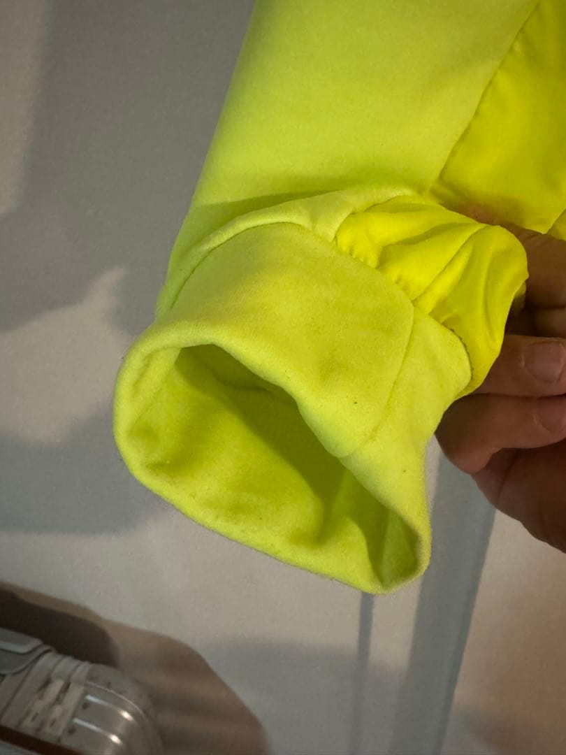 「美品」　TFW49 ジップパーカー　イエロー　裏起毛