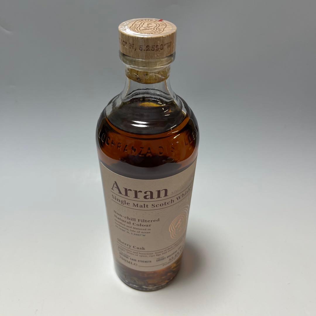 正規品Arran シングルモルトスコッチウイスキー 700ml シェリーカスク