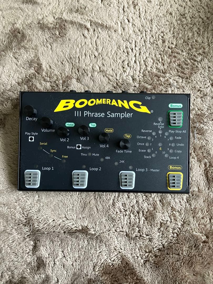 Boomerang Ⅲ Phrase Sampler ギタールーパー