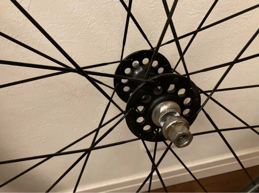 ピスト カーボンホイールセット クリンチャー 58mm