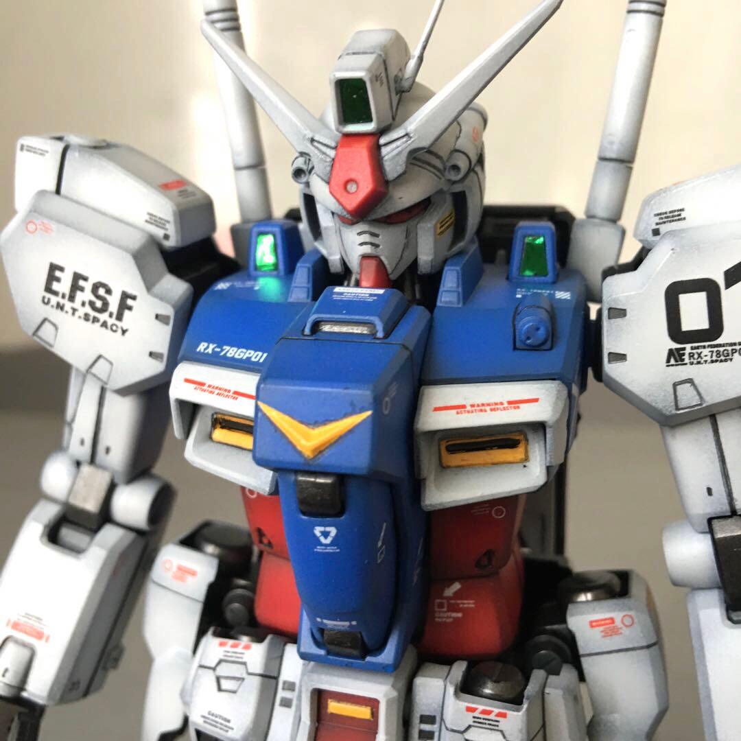 ガンプラ 完成品 1/100 MG RX-78 GP01 ガンダム 試作1号機