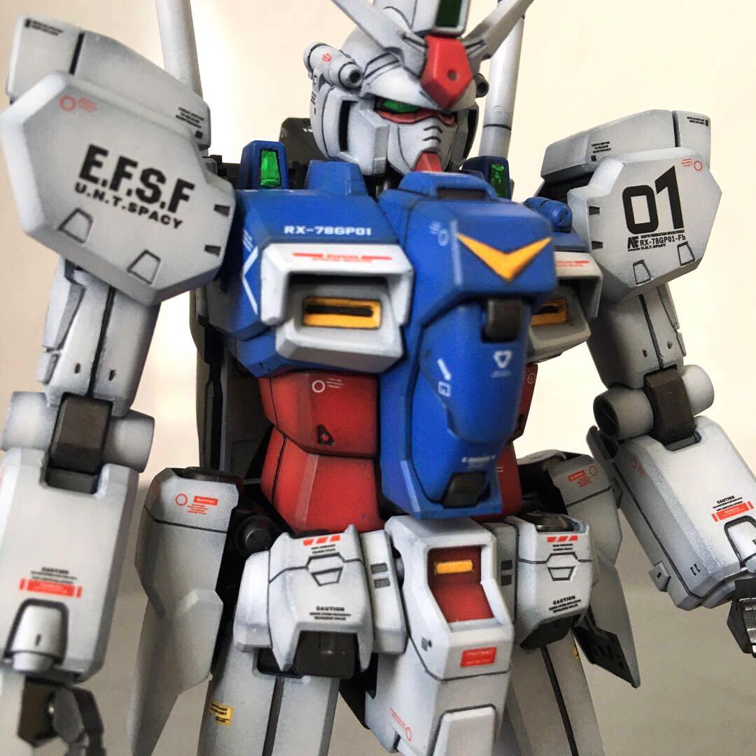 ガンプラ 完成品 1/100 MG RX-78 GP01 ガンダム 試作1号機