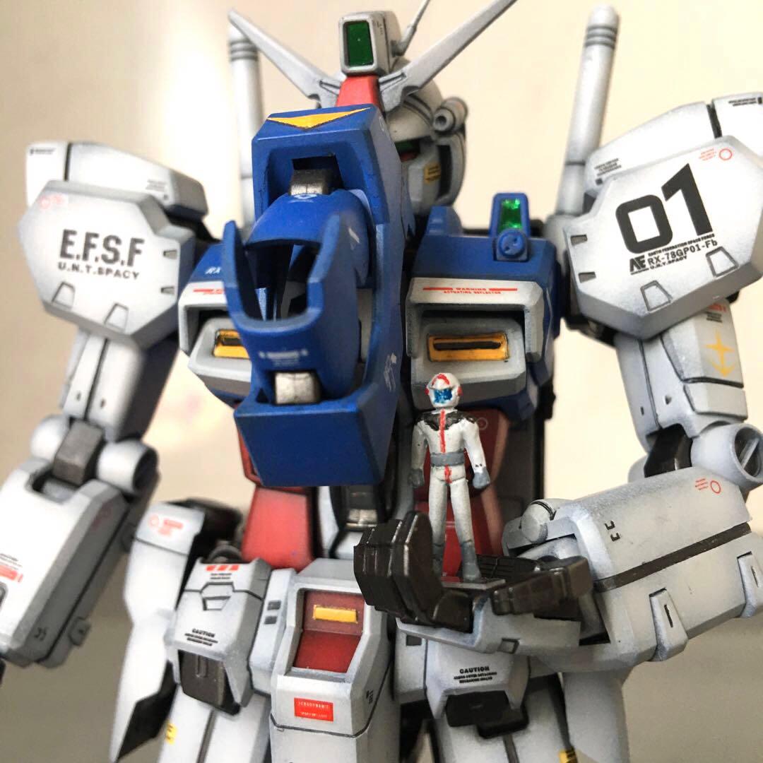 ガンプラ 完成品 1/100 MG RX-78 GP01 ガンダム 試作1号機