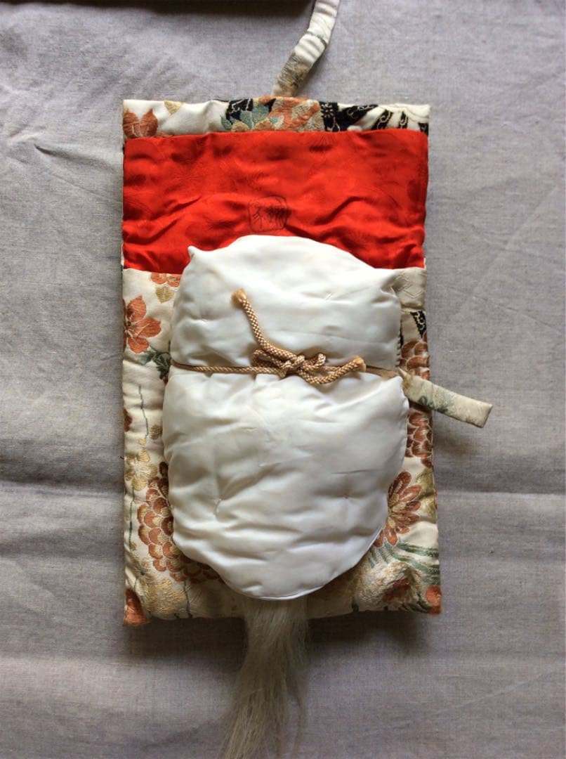 【能面】翁面 面袋 箱付き